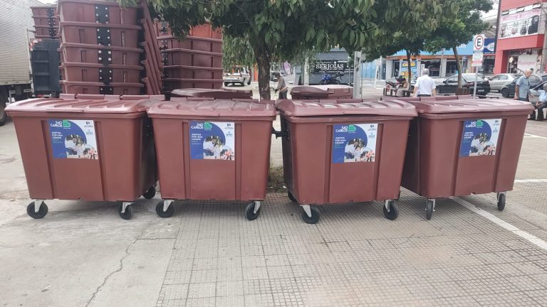 SAAE INICIA CONTEINERIZAÇÃO E MODERNIZA COLETA DE RESÍDUOS NO CENTRO DE SÃO CARLOS